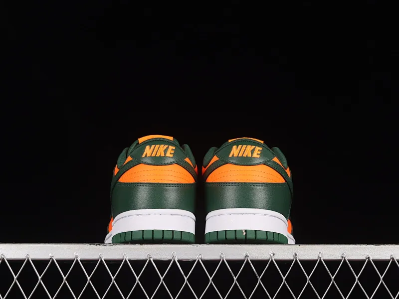 All Categories Nk SB Dunk Series Nk SB Dunk Low Low-top sneakers Nk SB Dunk Low "Miami Hurricanes" Orange-green SB low-top casual sneakers DD1391-300
